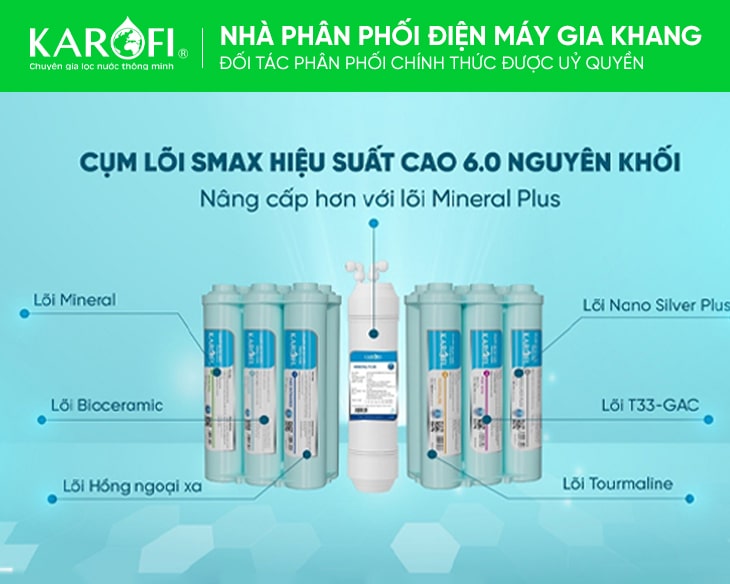 Máy lọc nước Karofi KAQ-D36S chính hãng, giá tốt, có trả góp Máy lọc nước Karofi KAQ-D36S chính hãng, giá tốt, có trả góp - góc nhìn 5