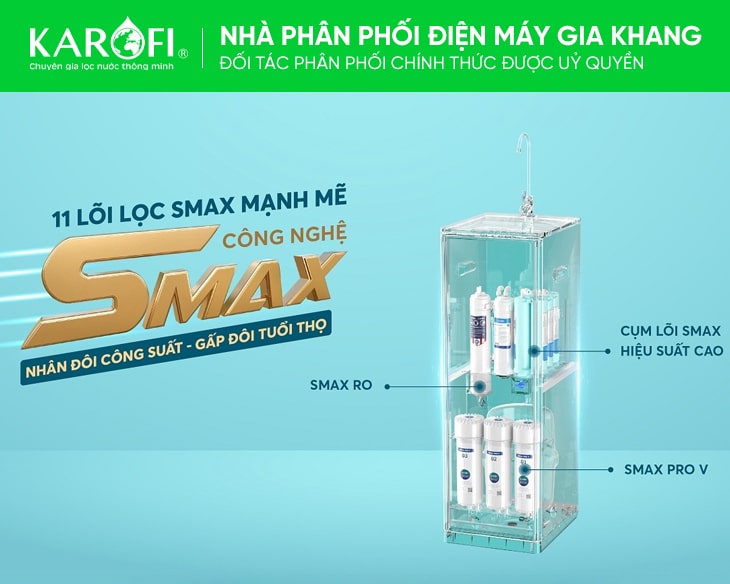 Máy lọc nước Karofi KAQ-D36S chính hãng, giá tốt, có trả góp Máy lọc nước Karofi KAQ-D36S chính hãng, giá tốt, có trả góp - góc nhìn 2