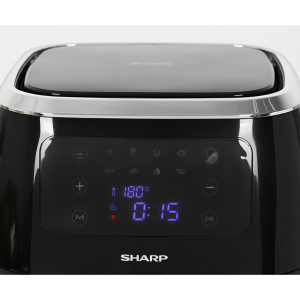 Nồi chiên không dầu Sharp KF-AF68EPV-BK 6.8 lít giá tốt - góc nhìn 2