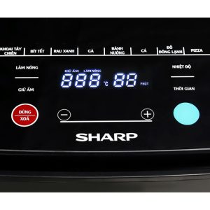 Nồi chiên không dầu Sharp KF-AF70EV-BK 7 lít giá rẻ, giao ngay - góc nhìn 2