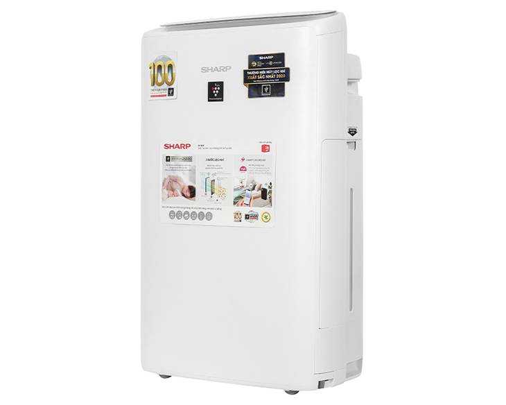 Máy lọc không khí Sharp KI-N50V-W 51W chính hãng, giá tốt Máy lọc không khí Sharp KI-N50V-W 51W chính hãng, giá tốt - góc nhìn 2