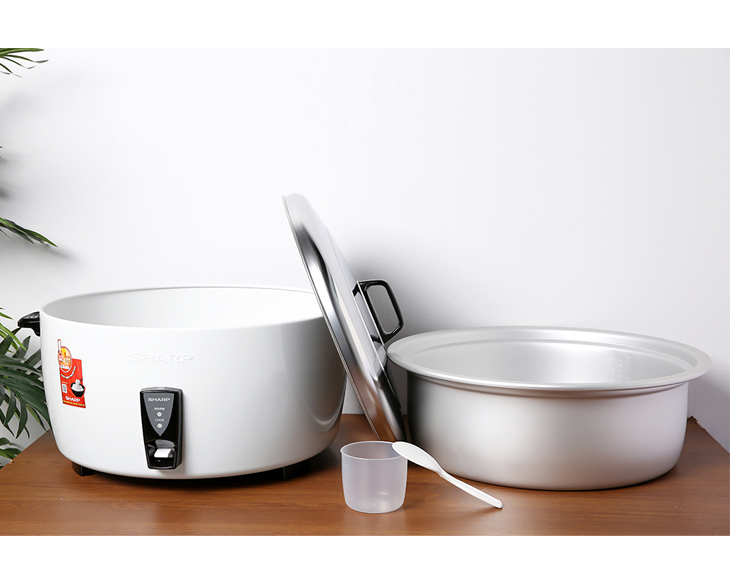 Nồi cơm nắp rời Sharp 10 lít KSH-D1010V chính hãng, giá tốt Nồi cơm nắp rời Sharp 10 lít KSH-D1010V chính hãng, giá tốt - góc nhìn 3
