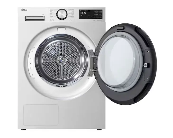 Máy Sấy Bơm Nhiệt LG Inverter 12 Kg RX12VHP5S1 giá rẻ Máy Sấy Bơm Nhiệt LG Inverter 12 Kg RX12VHP5S1 giá rẻ - góc nhìn 3