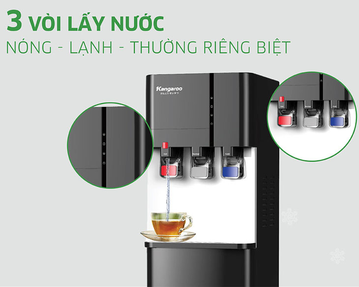 Cây nước nóng lạnh Kangaroo KG599A3 model 2024, giá tốt Cây nước nóng lạnh Kangaroo KG599A3 model 2024, giá tốt - góc nhìn 3