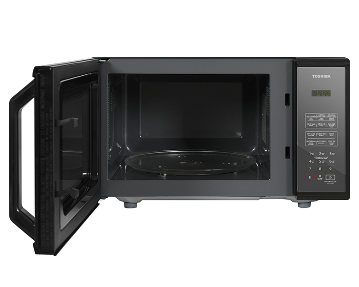 Lò vi sóng Toshiba MM-EM25PE(BM) 25 lít chính hãng, giá tốt Lò vi sóng Toshiba MM-EM25PE(BM) 25 lít chính hãng, giá tốt - góc nhìn 3