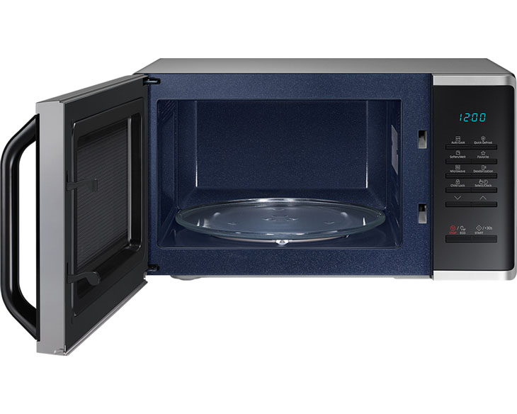 Lò vi sóng Samsung 23 lít MS23K3513AS/SV-N giá tốt Lò vi sóng Samsung 23 lít MS23K3513AS/SV-N giá tốt - góc nhìn 4