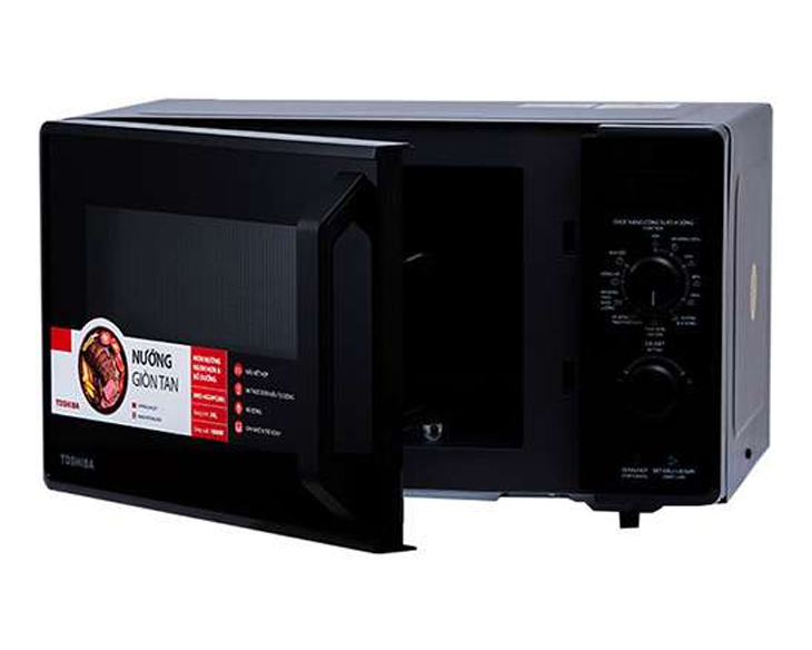 Lò vi sóng có nướng Toshiba 24 lít MW2-AG24PC(BK) giá tốt Lò vi sóng có nướng Toshiba 24 lít MW2-AG24PC(BK) giá tốt - góc nhìn 4
