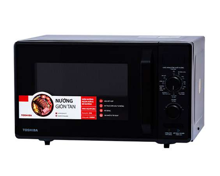 Lò vi sóng có nướng Toshiba 24 lít MW2-AG24PC(BK) giá tốt Lò vi sóng có nướng Toshiba 24 lít MW2-AG24PC(BK) giá tốt - hình ảnh sản phẩm