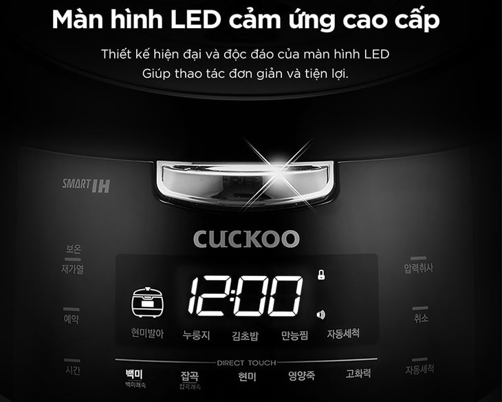 Nồi cơm áp suất cao tần Cuckoo CRP-AHXB1008F giá rẻ Nồi cơm áp suất cao tần Cuckoo CRP-AHXB1008F giá rẻ - góc nhìn 4