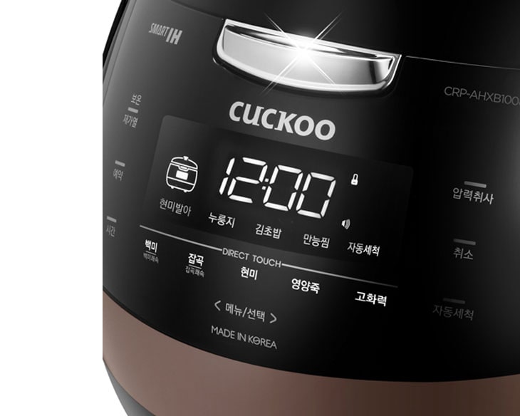 Nồi cơm áp suất cao tần Cuckoo CRP-AHXB1008F giá rẻ Nồi cơm áp suất cao tần Cuckoo CRP-AHXB1008F giá rẻ - góc nhìn 2