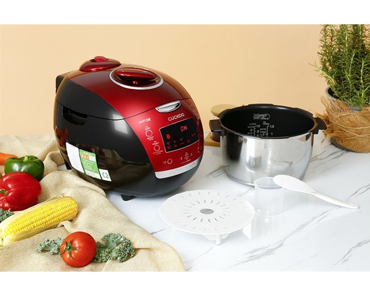 Nồi cơm áp suất cao tần Cuckoo 1.8 lít CRP-HUS1000F giá rẻ Nồi cơm áp suất cao tần Cuckoo 1.8 lít CRP-HUS1000F giá rẻ - góc nhìn 2