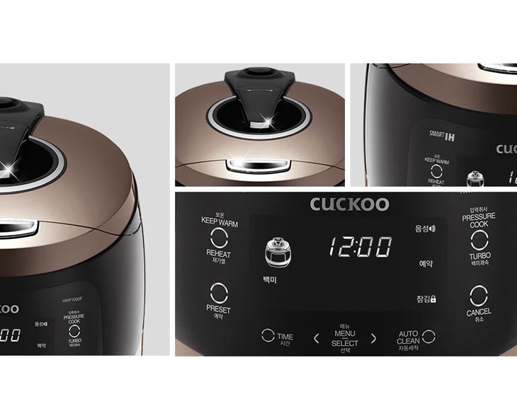 Nồi cơm áp suất cao tần Cuckoo 1.8 lít CRP-HWF1000F giá rẻ Nồi cơm áp suất cao tần Cuckoo 1.8 lít CRP-HWF1000F giá rẻ - góc nhìn 4