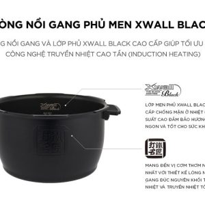 Nồi cơm áp suất cao tần Cuckoo 1.8 lít CRP-HWF1000F giá rẻ - góc nhìn 3