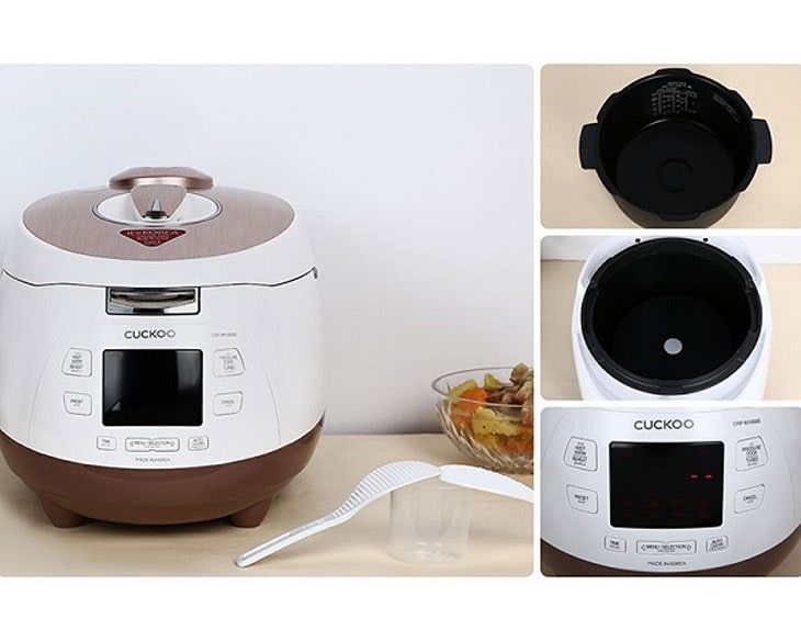 Nồi cơm điện tử áp suất Cuckoo 1.8 lít CRP-M1000S/P2PGVNCV Nồi cơm điện tử áp suất Cuckoo 1.8 lít CRP-M1000S/P2PGVNCV - góc nhìn 4
