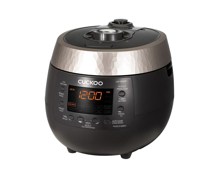 Nồi cơm điện tử áp suất Cuckoo 1.8 lít CRP-R1000F/BKGBCRVNCV Nồi cơm điện tử áp suất Cuckoo 1.8 lít CRP-R1000F/BKGBCRVNCV - góc nhìn 2