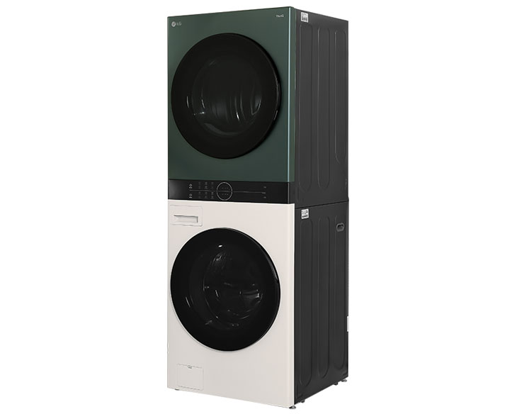 Tháp giặt sấy LG 25/17 kg WT2517NHEG chính hãng, giá tốt Tháp giặt sấy LG 25/17 kg WT2517NHEG chính hãng, giá tốt - góc nhìn 4