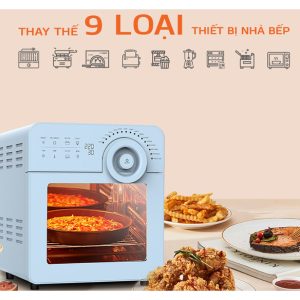 Nồi chiên không dầu 14.5 lít UNIE UNSKYBLUE chính hãng - góc nhìn 4