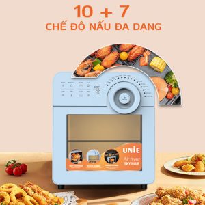 Nồi chiên không dầu 14.5 lít UNIE UNSKYBLUE chính hãng - góc nhìn 3