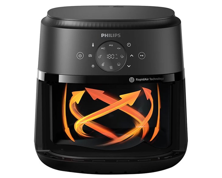 Nồi chiên không dầu Philips NA230/00 6.2 lít | Điện máy Phúc Anh Nồi chiên không dầu Philips NA230/00 6.2 lít | Điện máy Phúc Anh - góc nhìn 3