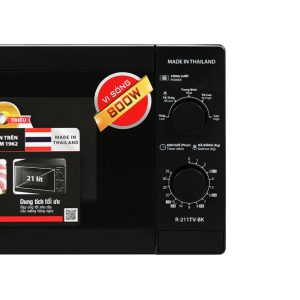 Lò vi sóng Sharp R-211TV-BK 21 lít chính hãng, giá tốt - góc nhìn 3