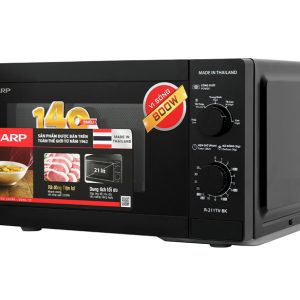Lò vi sóng Sharp R-211TV-BK 21 lít chính hãng, giá tốt - góc nhìn 2