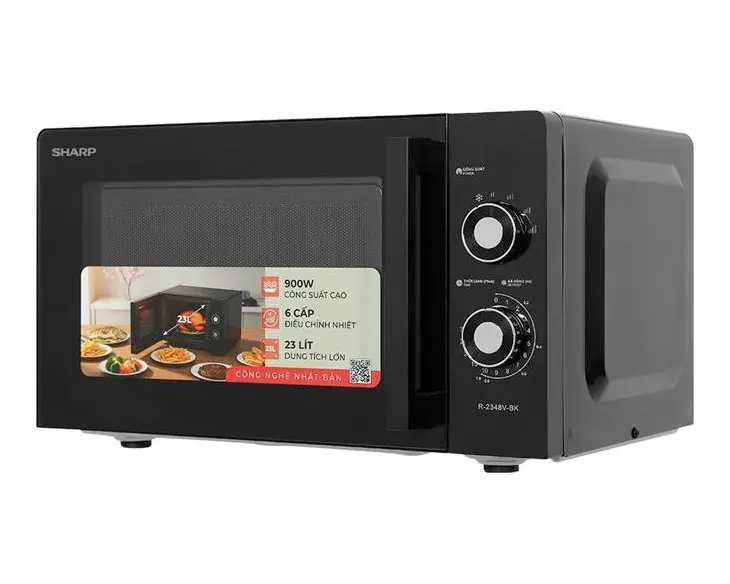 Lò vi sóng Sharp R-2348V-BK 23 lít chính hãng | Điện máy Phúc Anh Lò vi sóng Sharp R-2348V-BK 23 lít chính hãng | Điện máy Phúc Anh - hình ảnh sản phẩm