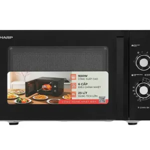 Lò vi sóng Sharp R-2348V-BK 23 lít chính hãng | Điện máy Phúc Anh - hình ảnh sản phẩm