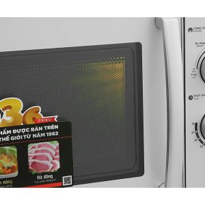 Lò vi sóng Sharp R-32A2VN-S 23 lít xám chính hãng, giá tốt - góc nhìn 5