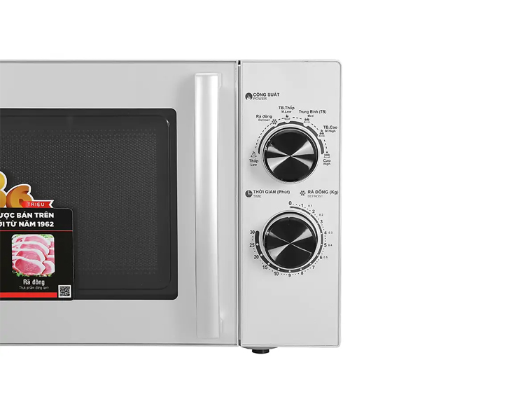 Lò vi sóng Sharp R-32A2VN-S 23 lít xám chính hãng, giá tốt Lò vi sóng Sharp R-32A2VN-S 23 lít xám chính hãng, giá tốt - góc nhìn 2
