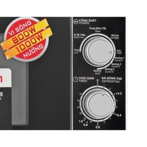 Lò vi sóng có nướng Sharp R-G222VN-S 20 lít chính hãng - góc nhìn 4