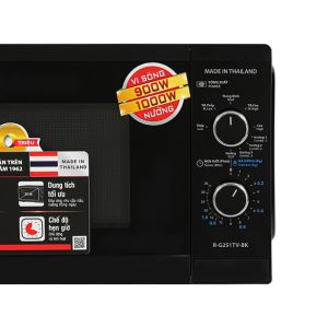 Lò vi sóng có nướng Sharp R-G251TV-BK 25 lít giá tốt - góc nhìn 2