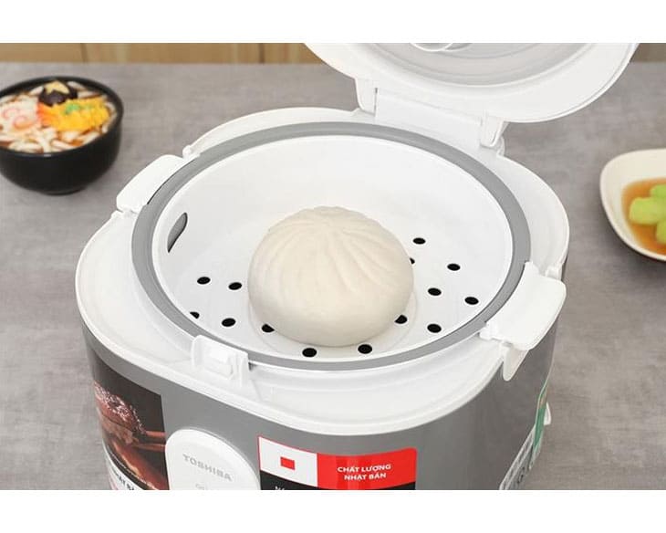 Nồi cơm nắp gài Toshiba 1 lít RC-10JRUVN(W) | Điện máy Phúc Anh Nồi cơm nắp gài Toshiba 1 lít RC-10JRUVN(W) | Điện máy Phúc Anh - góc nhìn 5