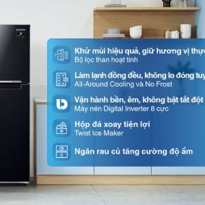 Tủ lạnh Samsung Inverter 208 lít RT20HAR8DBU/SV chính hãng - hình ảnh sản phẩm