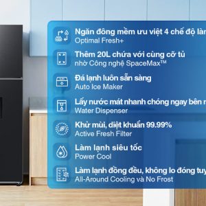 Tủ lạnh Samsung Inverter 345 lít RT35CG5544B1SV chính hãng - hình ảnh sản phẩm