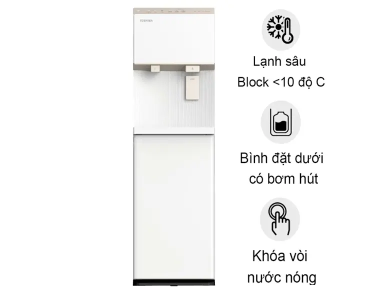 RWF-IW2469BVNW.webp Cây nước nóng lạnh làm đá Toshiba RWF-IW2469BVN(W) - hình ảnh sản phẩm