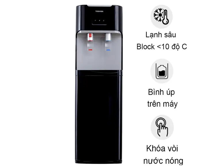 RWF-W1664TVK1-1.webp Cây nước nóng lạnh Toshiba RWF-W1664TV(K1) chính hãng - hình ảnh sản phẩm