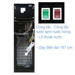 Cây nước nóng lạnh Toshiba RWF-W1669BV(K1) chính hãng - góc nhìn 4