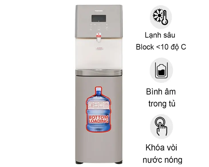RWF-W1830UVBVT.webp Cây nước nóng lạnh Toshiba RWF-W1830UVBV(T) chính hãng - hình ảnh sản phẩm