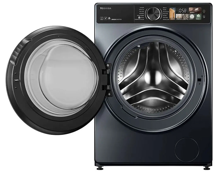 Máy giặt sấy Toshiba 10.5/7 kg TWD-T25BZU115MWV(MG) Máy giặt sấy Toshiba 10.5/7 kg TWD-T25BZU115MWV(MG) - góc nhìn 3