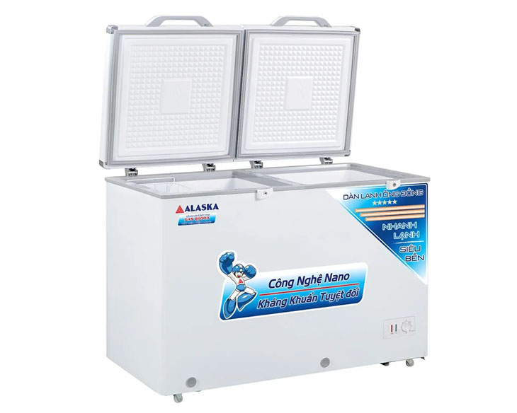 Tủ Đông Mát Alaska 455 lít BCD 5568C chính hãng, giá tốt Tủ Đông Mát Alaska 455 lít BCD 5568C chính hãng, giá tốt - góc nhìn 2