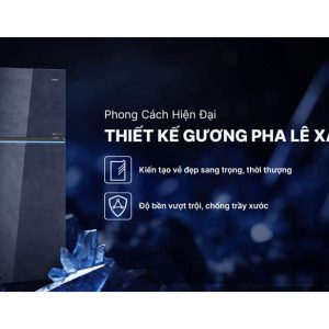 Tủ lạnh Aqua Inverter 455 lít AQR-TA518FA(GL)U1 model 2024 - góc nhìn 5