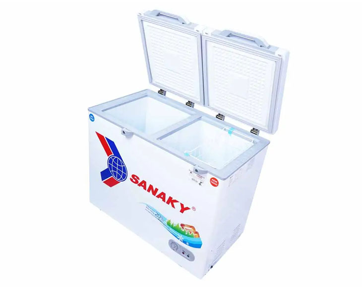 Tủ Đông Mát Sanaky 220 Lít VH-2899W2KD chính hãng Tủ Đông Mát Sanaky 220 Lít VH-2899W2KD chính hãng - góc nhìn 4