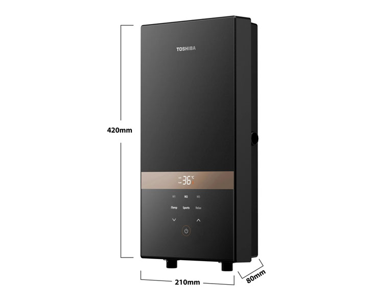 Máy nước nóng trực tiếp Toshiba TWH-45EMC1PVN(K)-KB Máy nước nóng trực tiếp Toshiba TWH-45EMC1PVN(K)-KB - góc nhìn 5