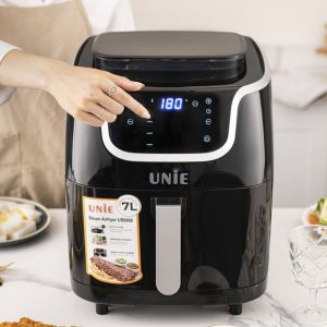 Nồi chiên không dầu hơi nước 7 lít UNIE US 6800 chính hãng - góc nhìn 2