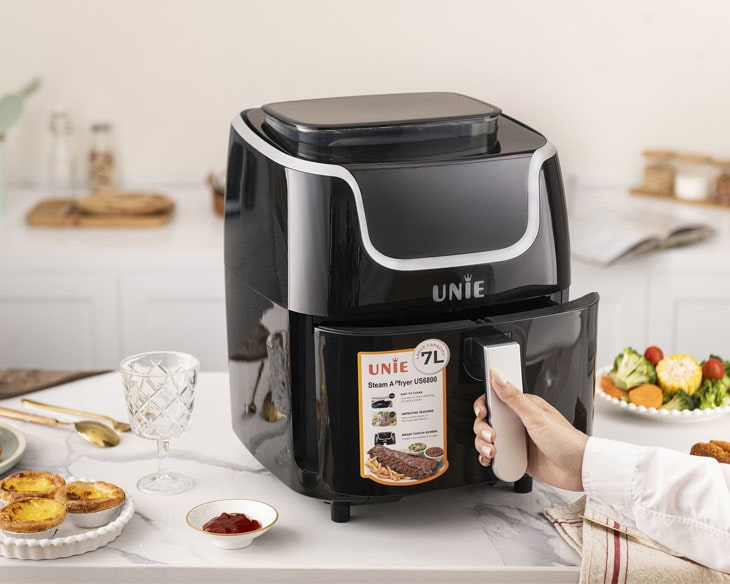 Nồi chiên không dầu hơi nước 7 lít UNIE US 6800 chính hãng Nồi chiên không dầu hơi nước 7 lít UNIE US 6800 chính hãng - hình ảnh sản phẩm