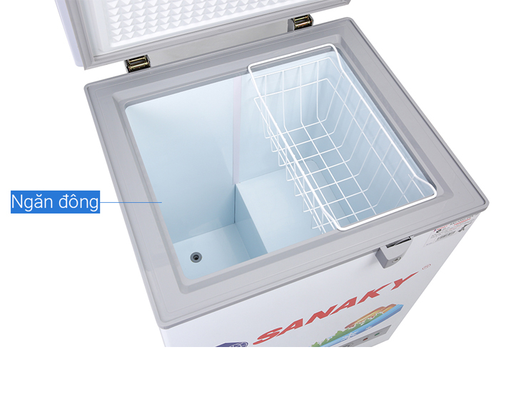 Tủ Đông Sanaky 100 lít VH-1599HYK chính hãng, giá tốt Tủ Đông Sanaky 100 lít VH-1599HYK chính hãng, giá tốt - góc nhìn 4