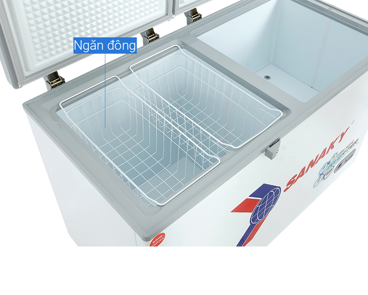 Tủ Đông Sanaky Inverter 365 Lít VH-5699W3 chính hãng Tủ Đông Sanaky Inverter 365 Lít VH-5699W3 chính hãng - góc nhìn 4