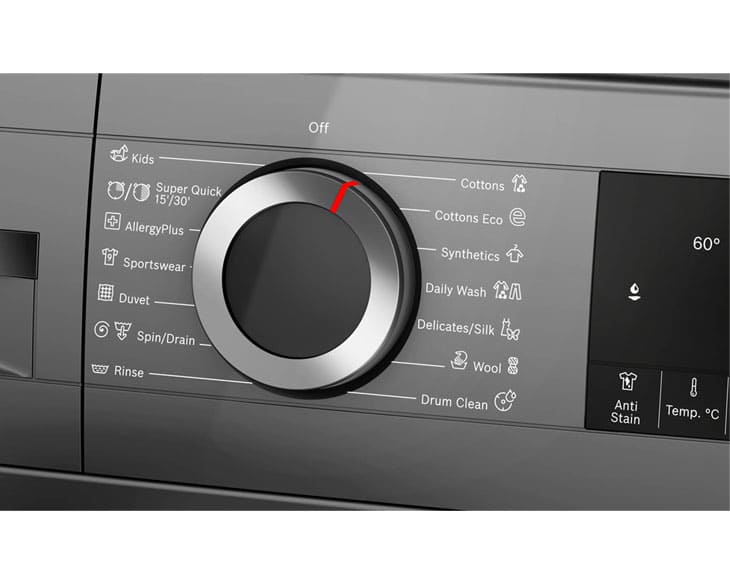 Máy giặt Bosch 10 kg WGG25401SG | Điện máy Phúc Anh Máy giặt Bosch 10 kg WGG25401SG | Điện máy Phúc Anh - góc nhìn 2