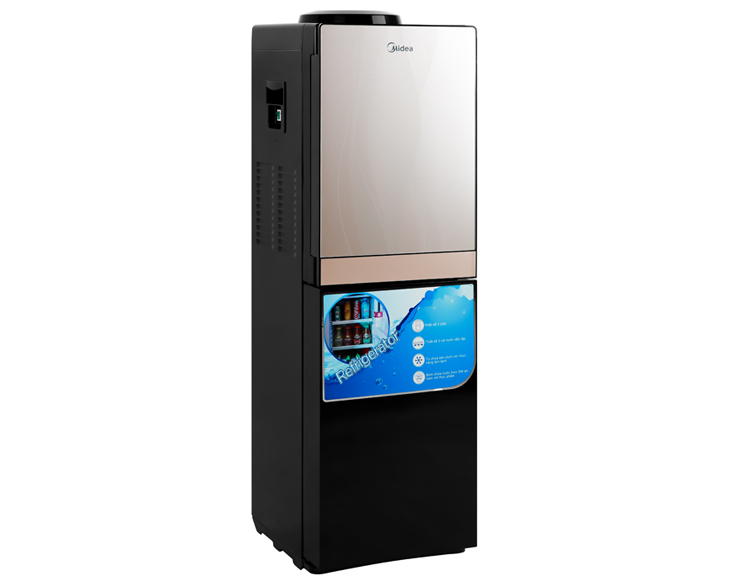 Cây nước nóng lạnh Midea YL1836S-B 520W chính hãng Cây nước nóng lạnh Midea YL1836S-B 520W chính hãng - góc nhìn 2