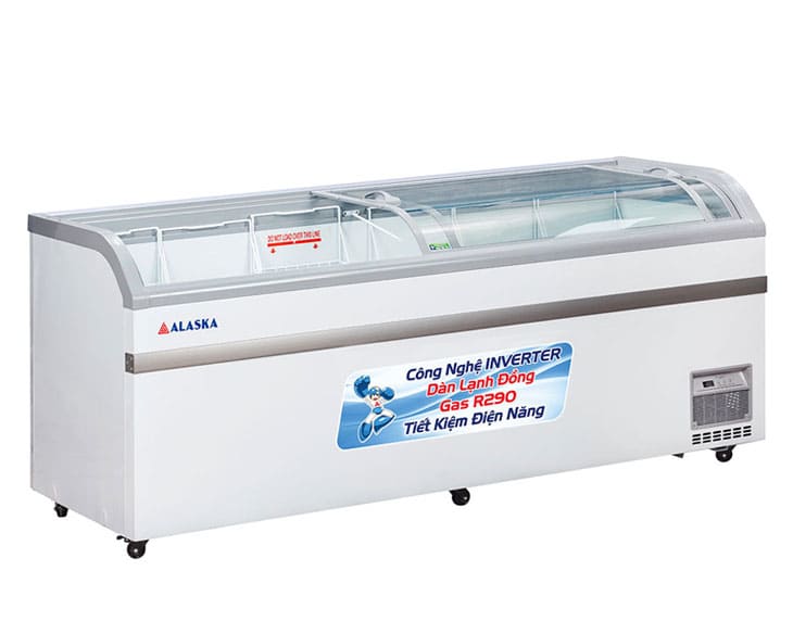 Tủ Đông Trưng Bày Alaska Inverter 765 Lít KC-550CI Tủ Đông Trưng Bày Alaska Inverter 765 Lít KC-550CI - góc nhìn 2